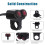 Interruptor duplo de controle para motocicleta, quadriciclo e bicicleta, 12V, à prova d'água, com guidão de 22mm (7/8 polegadas), interruptor 2