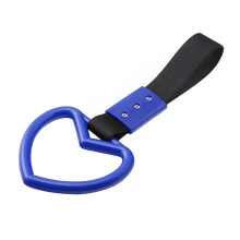 Fáinne Crochta Maisiúil le Strap Leictreastatach Gluaisteán Cruth Croí Fáinne Crochta Cúil