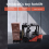 1: 22Scale Lnertial Forklift Fork Lift με παλετοφόρο, φορτηγό αποθήκης, μοντέλο οχήματος, παιχνίδι 4