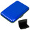 Porta-cartões de alumínio - Azul com proteção RFID 3