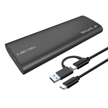 Imfhálú jixopn M.2NVME M2SSD Cás Diosca Crua M-Key do ríomhaire glúine (dubh-CCA)