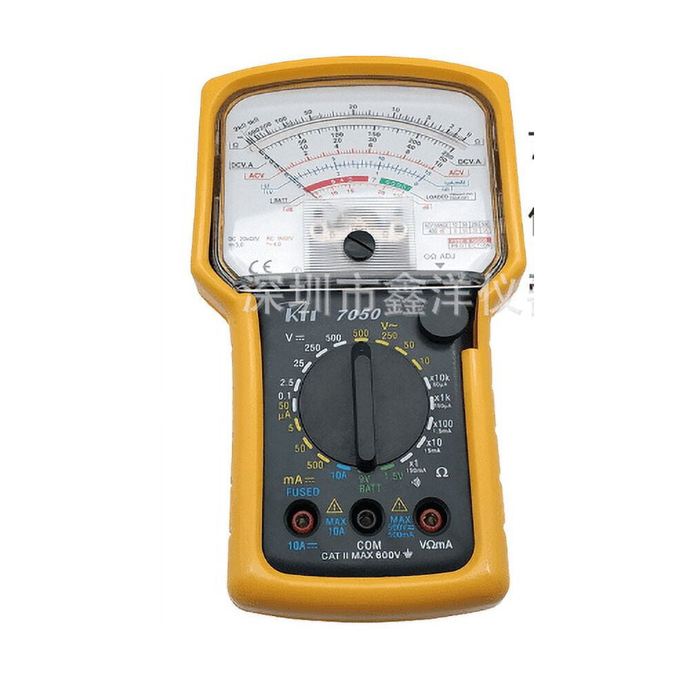 Analog Multimeter, Delaman Multifunction High Sensitivity High Precision Ohm Test Meter Analog Multimeter 9433291512012