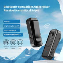 SUSUchens Auto-adapter Bluetooth-compatibele ontvanger Plug-Play Universele Veelzijdige Connectiviteit Handsfree Bellen Audioadapter Mini Converter