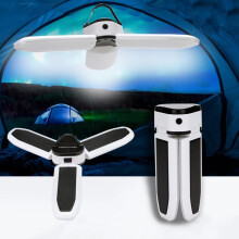 Lanterna multifuncional recarregável por energia solar Donemore com 60 LEDs, ideal para camping, pesca e situações de emergência em caso de queda