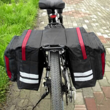 Heldere fietslamp van 20.000 lumen en boodschappentassen, geschikt voor fietsen met motor, achtertas voor volwassen fietsen.