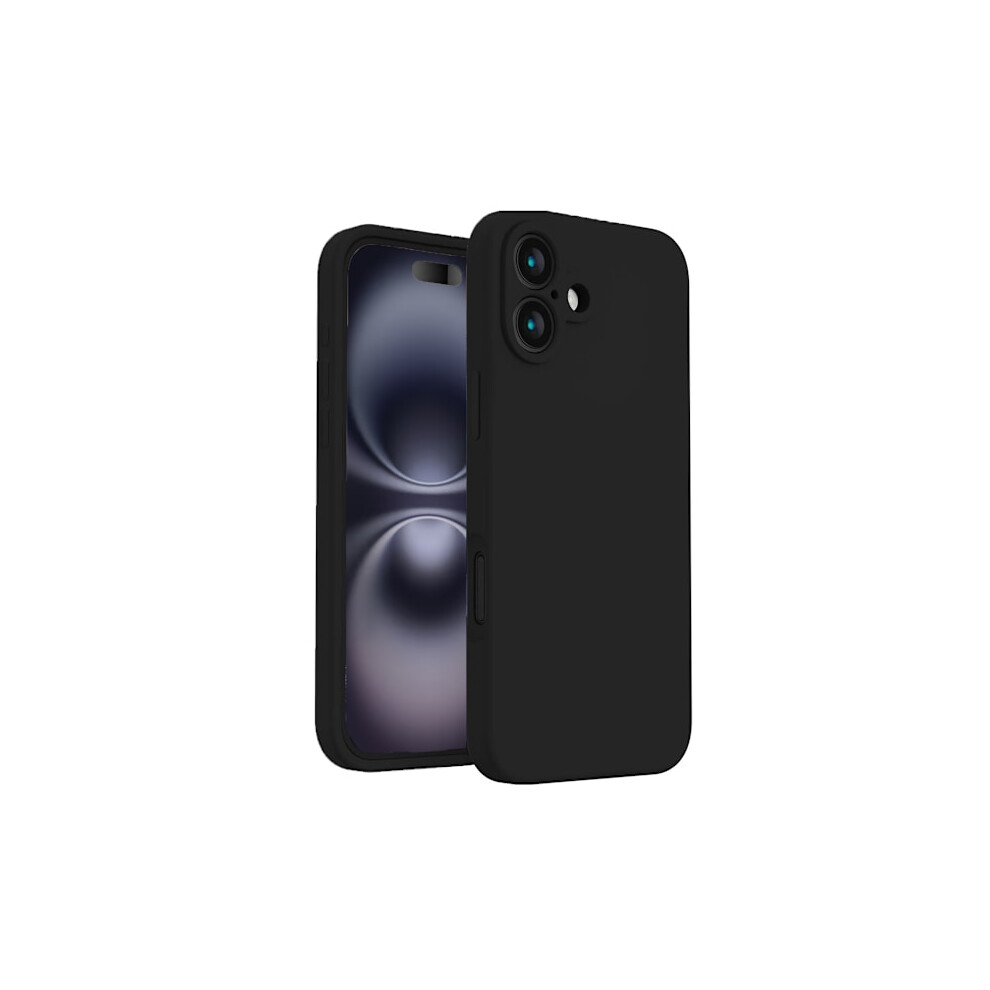 Compatible With Iphone 16 Plus Matte Case - With Camera Protection Black 9340258125171