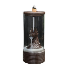 Lichidare de stoc! Ornament de Crăciun Poaug, Suport pentru arzător de tămâie cu lumină LED, Suport pentru tămâie cu reflux pentru decor de