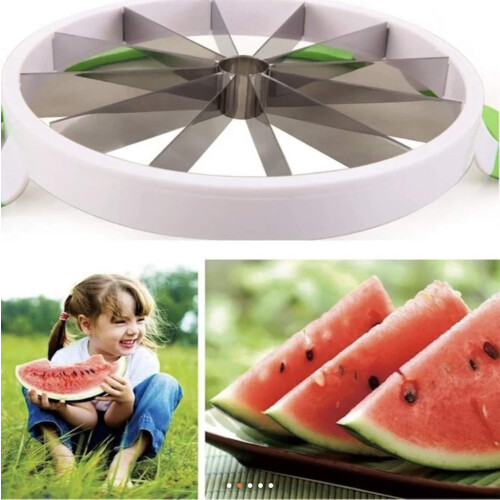 HENMON WatermelonSlicer Watermelon Slicer, L, White 2