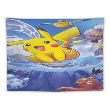 Pokémon divatos faliszőnyegek nappali hálószoba dekoráció gobelin fali dekoráció szövet művészet háttér falszőnyeg