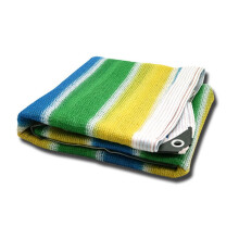 Voile d'ombrage HKUKY, auvent extérieur respirant, protection solaire rectangulaire pour installations et activités extérieures.