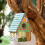 Vogelhaus aus Kunstharz, Vogelfutterhaus, handbemaltes Holz, für Garten, Terrasse oder Veranda 4