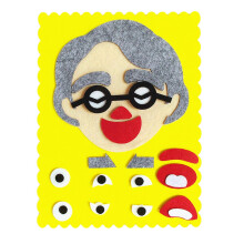 QISIWOLE Matching Toys Children's Educational Change Facial Expression Stickers Toy DIY Patch Toy