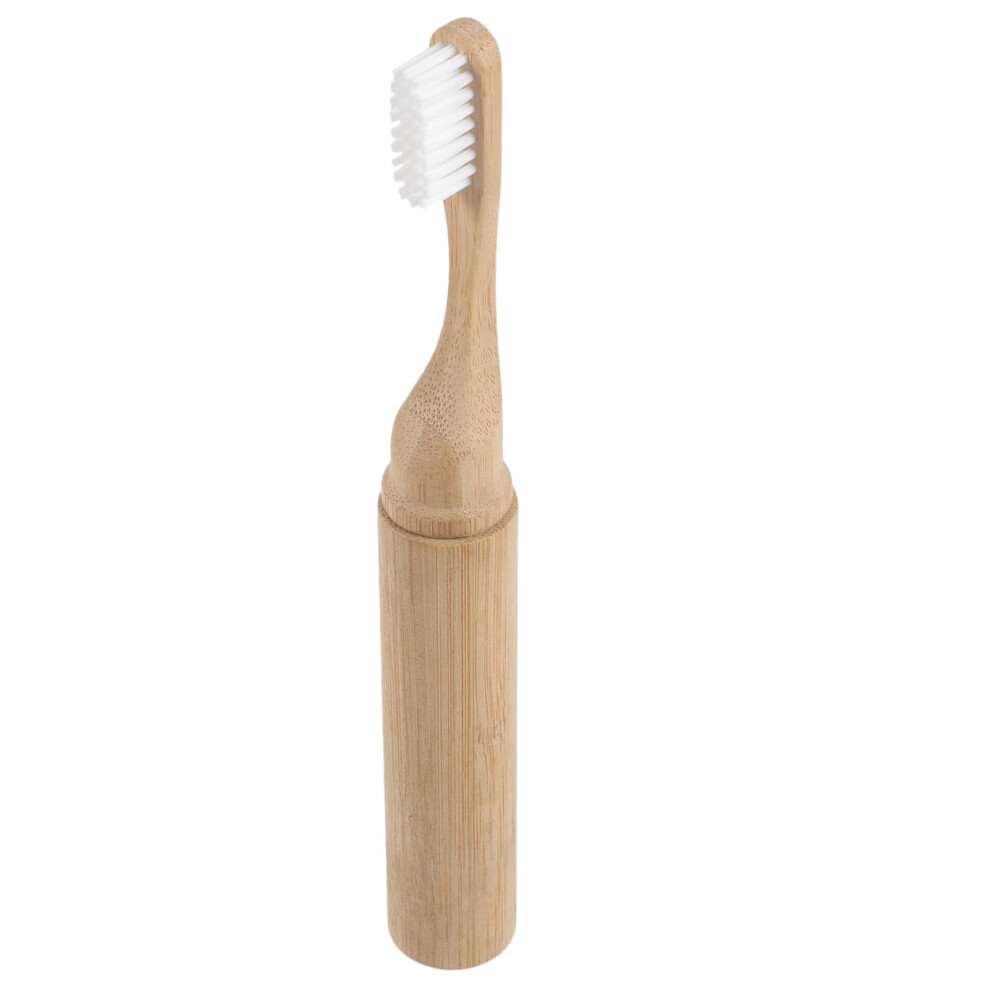 Eease Portable Bamboo Toothbrush Soft Bristles Folding Natural Travel Toothbrush