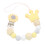 Baby Silicone Pacifier Chain Clip Holder Nipple Leash Strap Pacifier Soother 1