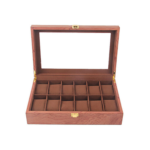 Watch box 12 watches Wood - CHERRY