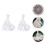 Phlegsive 1000 White Blank Sticker Labels with Hanging String for Pricing and Gifts 2
