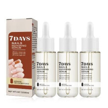 3Pcs Nail Growth Serum and Strengthener, 7 Days Fast Treatment with Cuticle Oil, 2 Fl Oz