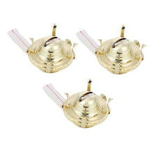 3pcs Metal Kerosene Lamp Burners with Wick for Indoor Outdoor Retro Oil Lamp Replacement Set