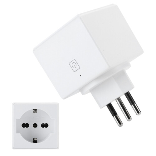 Voice-Controlled WiFi Socket, Simple Setup With One Command, For Smart Home Devices, Mini Smart Plug, Group Control, Timer & Schedule, Supports 1