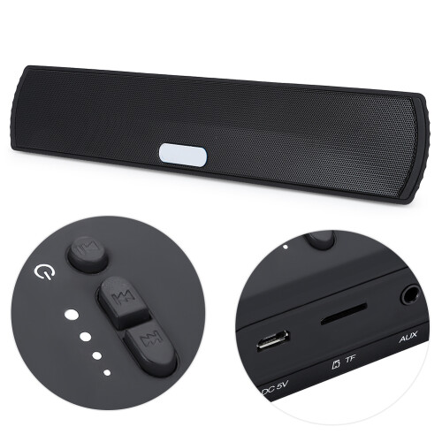 Συμπαγής μπάρα ηχείων Bluetooth με τροφοδοσία USB και κλήσεις Hands Free, υποστήριξη 2