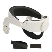 Verbeterd VR-comfort, perfecte pasvorm en comfort, verstelbare Elite-hoofdband voor Oculus Quest 2-accessoires, lichtgewicht en draagbaar (alleen de