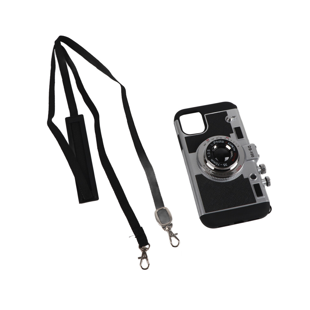 Vintage Style Camera Case For Iphone, Designed With Smoky Lens And Solid Buttons, Offers Full Protection Against Drops And Scratches, Features Detacha 9012494467932