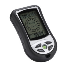 Multifunktionaler digitaler Höhenmesser für den Outdoor-Einsatz, Handhöhenmesser mit barometrischem Druckmesser und Wettervorhersagefunktion,