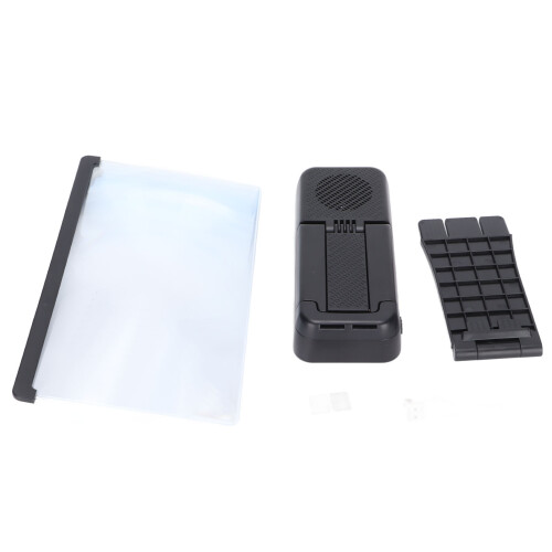 Foldable Phone Screen Magnifier with Integrated Speaker, Bluetooth 5.0 Connection Wider Compatibility Larger Image Display 2