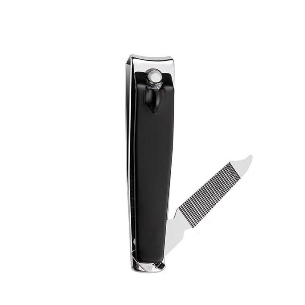 Toenail Clippers for Thick Nails with Powerful Cutting Blades, Builtin File, Small Travel Size