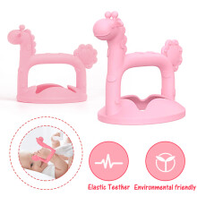 OUSITAID Baby Teething Toys for 0-12 Months, BPA-Free Silicone Teethers with Wristband, Non-Toxic & Eco-Friendly