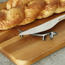 Porte-baguettes amusant en forme de teckel et d'élan - Organisateur créatif pour ustensiles de cuisine, cuillères et baguettes, coussin décoratif
