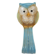 Support pour cuillère en forme de hibou, repose-cuillère, ustensiles de cuisine, support pour louche en céramique