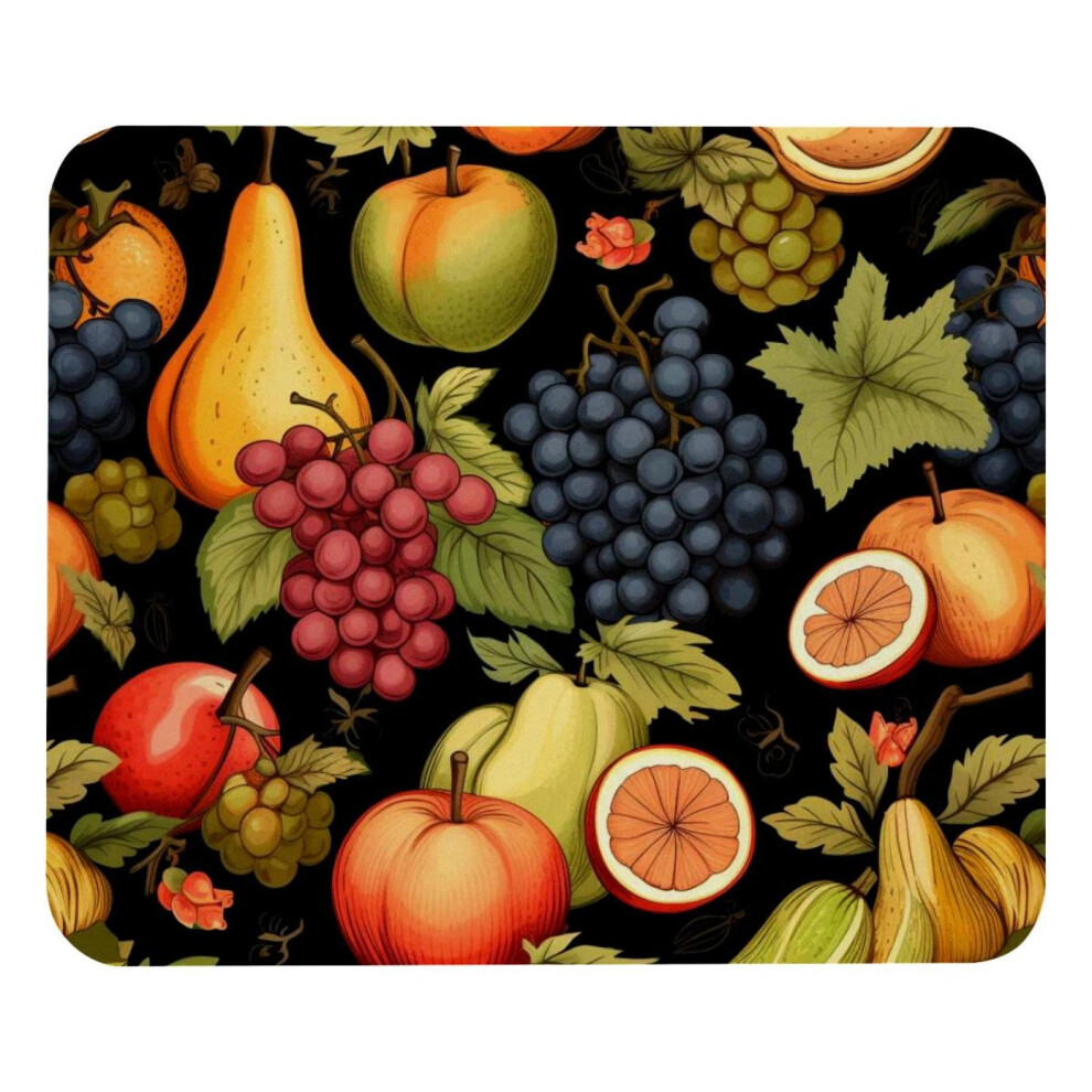 Thanksgiving Pumpkin Leaves V Mouse Pad With Non-Slip Rubber Base, 8.3'' X 9.8'' Square Mat For Laptop, Computer, Gaming, School, Office, Home 9773935769595