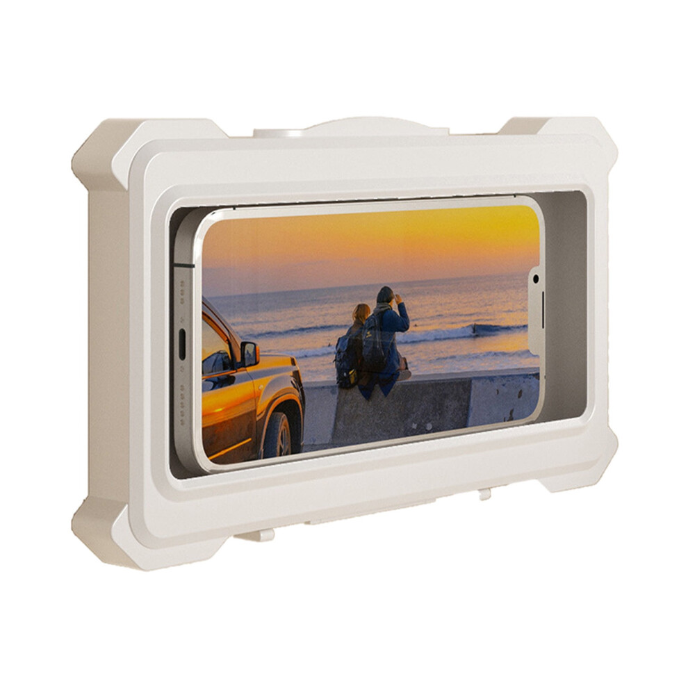 Shower Phone Holder, Rotation Case With High Sensitivity Cover For Bathroom Wall Mirror Bathtub Kitchen, Compatible With Home Decor 9773935855281