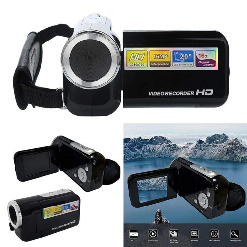 Φορητή HD16 εκατομμύρια pixel16x ψηφιακό ζουμ μίνι DV κάμερα βιντεοκάμερες HD εγγραφής 2