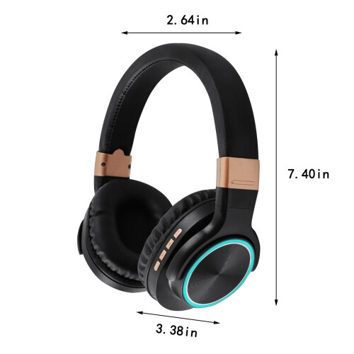 Ακουστικά Bluetooth Avtoify Adaptive5.0 με τηλεσκοπικό υπογούφερ HiFi για πλήρη ακουστικά, με 2