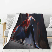Hämähäkkimiehen fleecehuopa, erittäin pehmeä ja kodikas heittopeitto, lasten vuodevaatteet - erittäin pehmeä 60"x50"