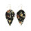 RSAMD Hot Boho Tie Dye Δερμάτινα Σκουλαρίκια Lucky Flower Leaf Βοημίας Άνοιξη Καλοκαιρινά 1