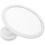 Wall Mounted Bathroom Vanity Mirror for Bedroom Circle Round Man White Plastic 1