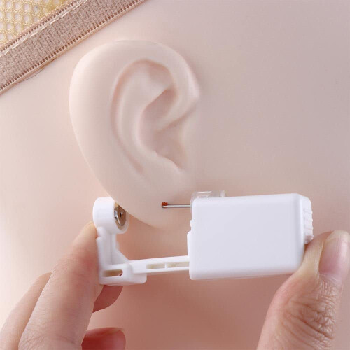 Ear Piercing Kit with Studs, AllinOne Disposable Nose and Ear Piercing Device 2