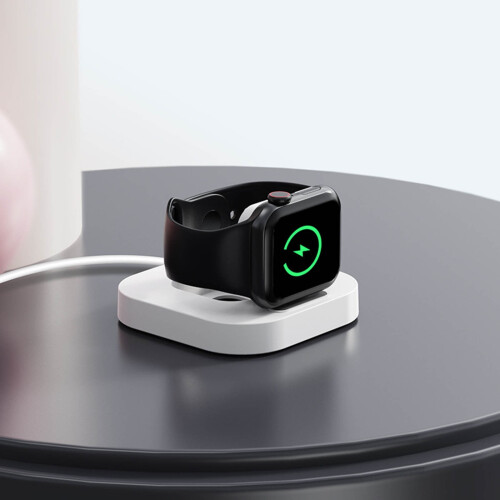 Viflosae συμβατό με φορτιστή iPhone, μαγνητική ασύρματη φόρτιση 3W για κάθετο ρολόι, 2