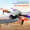 GBSELL Drones για παιδιά 8-12 ετών, FPV Drone με κάμερα, αντοχή στον άνεμο, λειτουργία Headless, 7