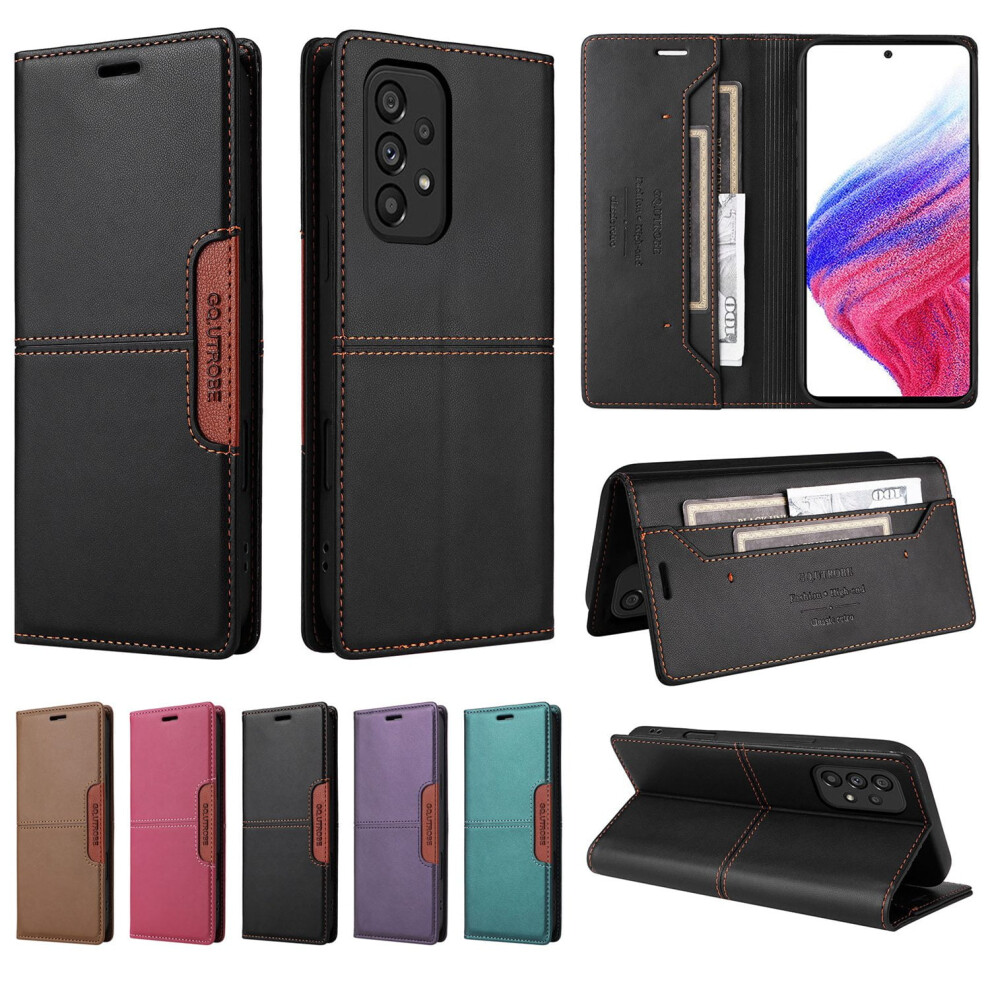 Wallet Case For Samsung Galaxy A72/A52/A32/A12 - Magnetic Leather Phone Case With Card Holder 9193271542803