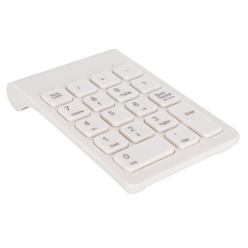 Bluetooth Wireless Numeric Keypad, Ergonomic Design & Rechargeable Battery, Compact Size For On-The-Go Use 1