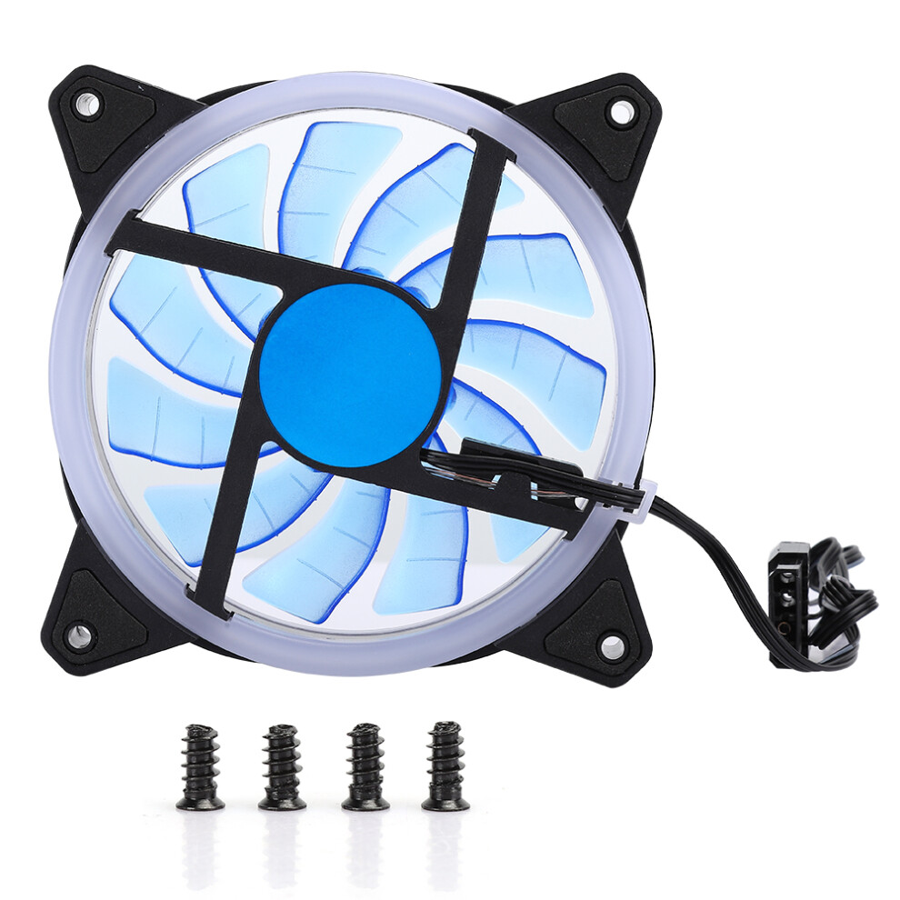 High-Performance Led Radiator Ultra-Quiet 12Cm Computer Case Fan, Silent Operation Ensures Concentration During Work Or Play, Fluid Dynamic Bearing 9169997955173