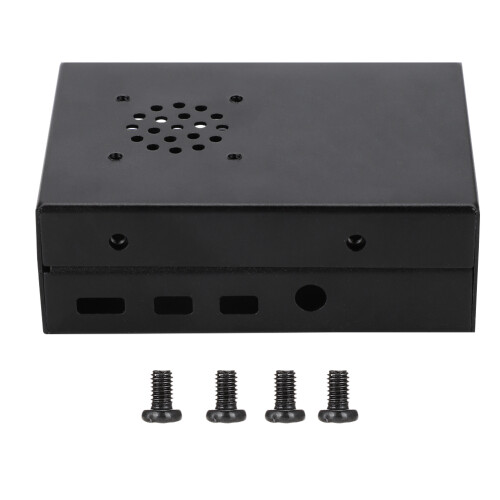Raspberry Pi Protective Case, Aluminum Casing With Porous Design For Optimal Cooling And Wall Mount Capabilities, Compatibility Ensured For Raspberry