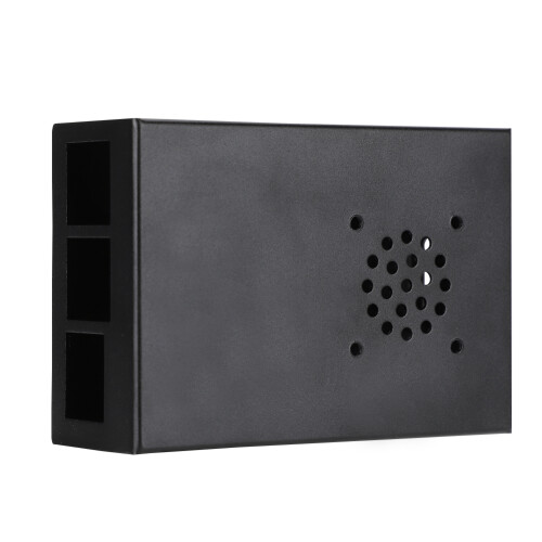Raspberry Pi Protective Case, Aluminum Casing With Porous Design For Optimal Cooling And Wall Mount Capabilities, Compatibility Ensured For Raspberry 1