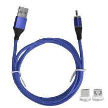 Cablu 3 în 1 pentru încărcare rapidă, compatibilitate largă, transfer de date sigur de mare viteză cu încărcare, forță magnetică