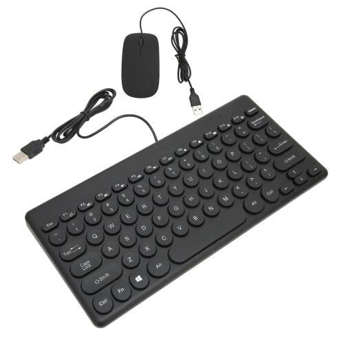 Efficient Keyboard Mouse Set, Wireless Keyboard and Mouse with Responsive Keys for Seamless Typing and Precision Clicking, Ergonomic Design for 2