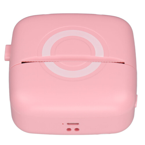 Pocket Thermal Printer Inkless Mini Printer With Bluetooth Wireless Connection High Resolution Printing For Notes Photos And Labels, Built-In Lithium 1